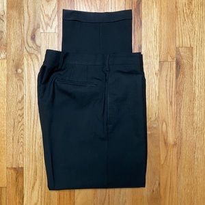 Men’s black pinstriped dress pant